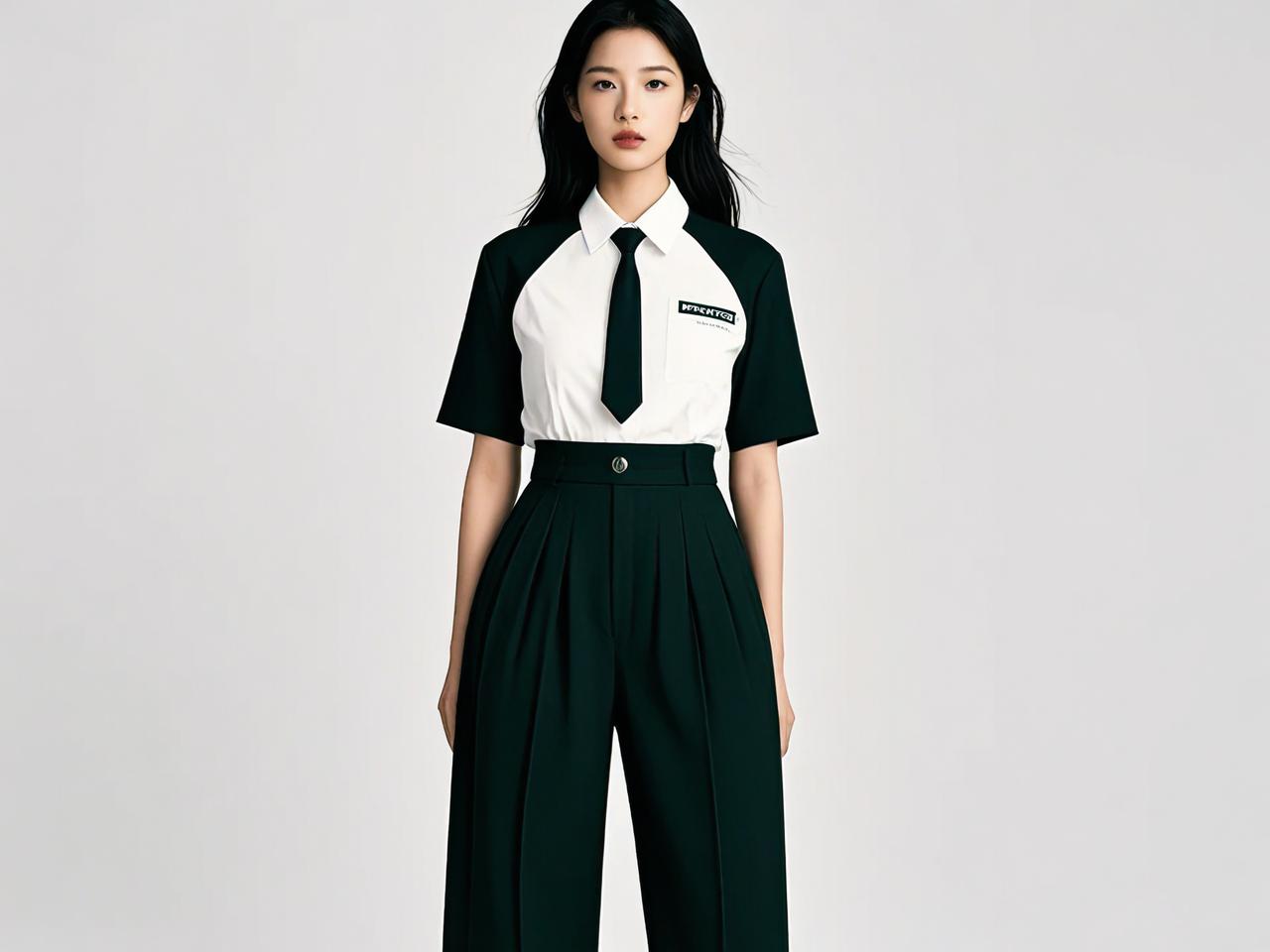 学院风穿搭必备！今年流行的高腰裤你有了吗？
