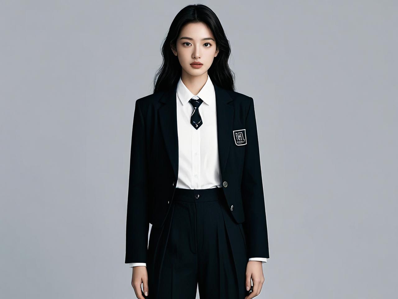 学院风穿搭灵魂：高腰裤是你不能错过的亮点