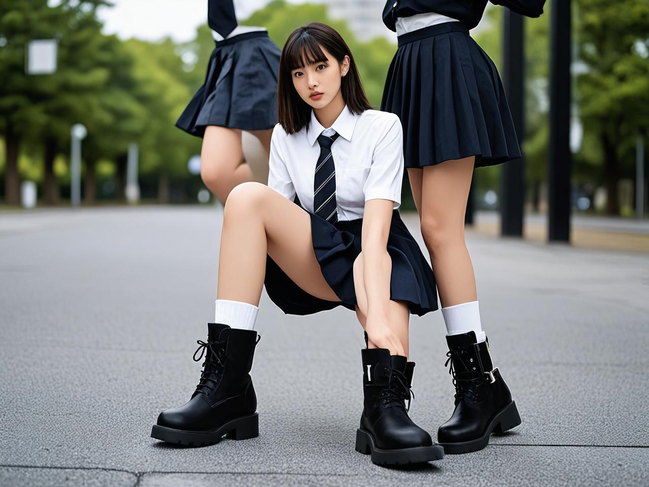 学院风穿搭灵魂：短靴是你不能错过的亮点