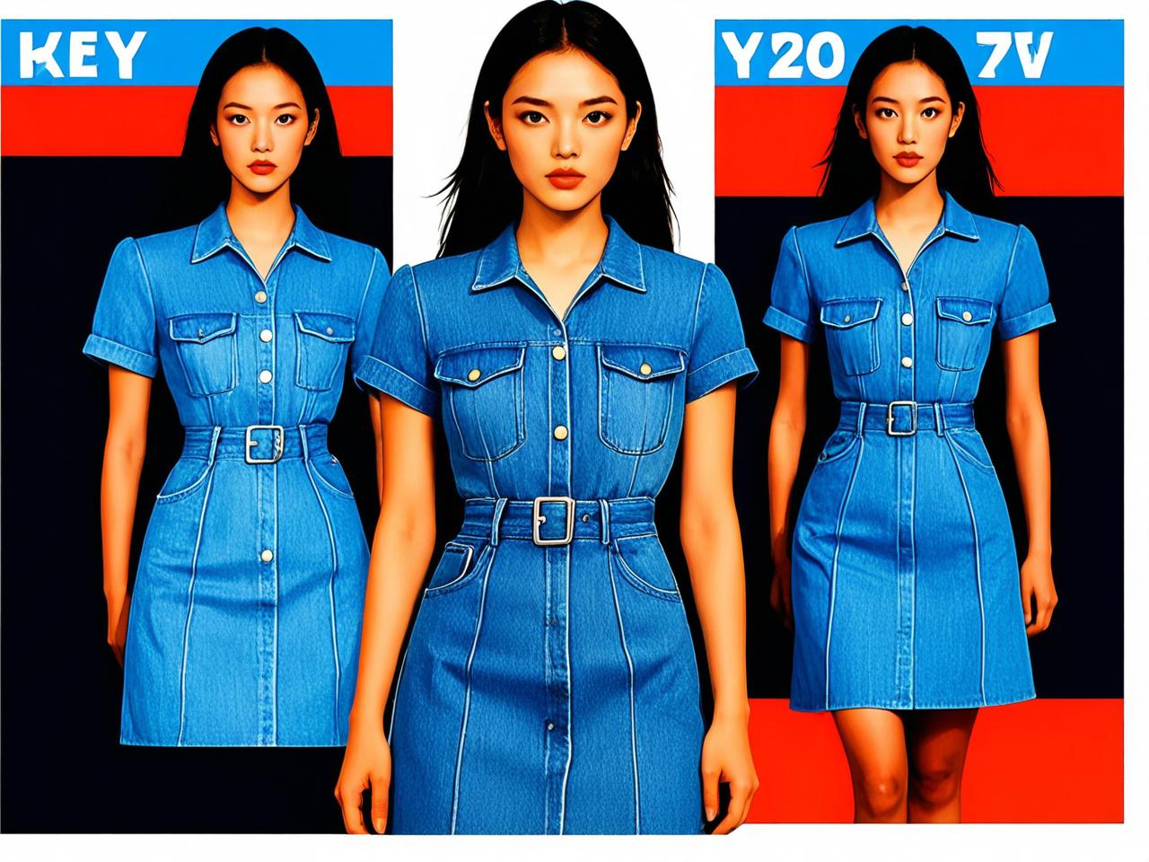 Y2K风风回潮！牛仔裙流行趋势成潮人最爱单品