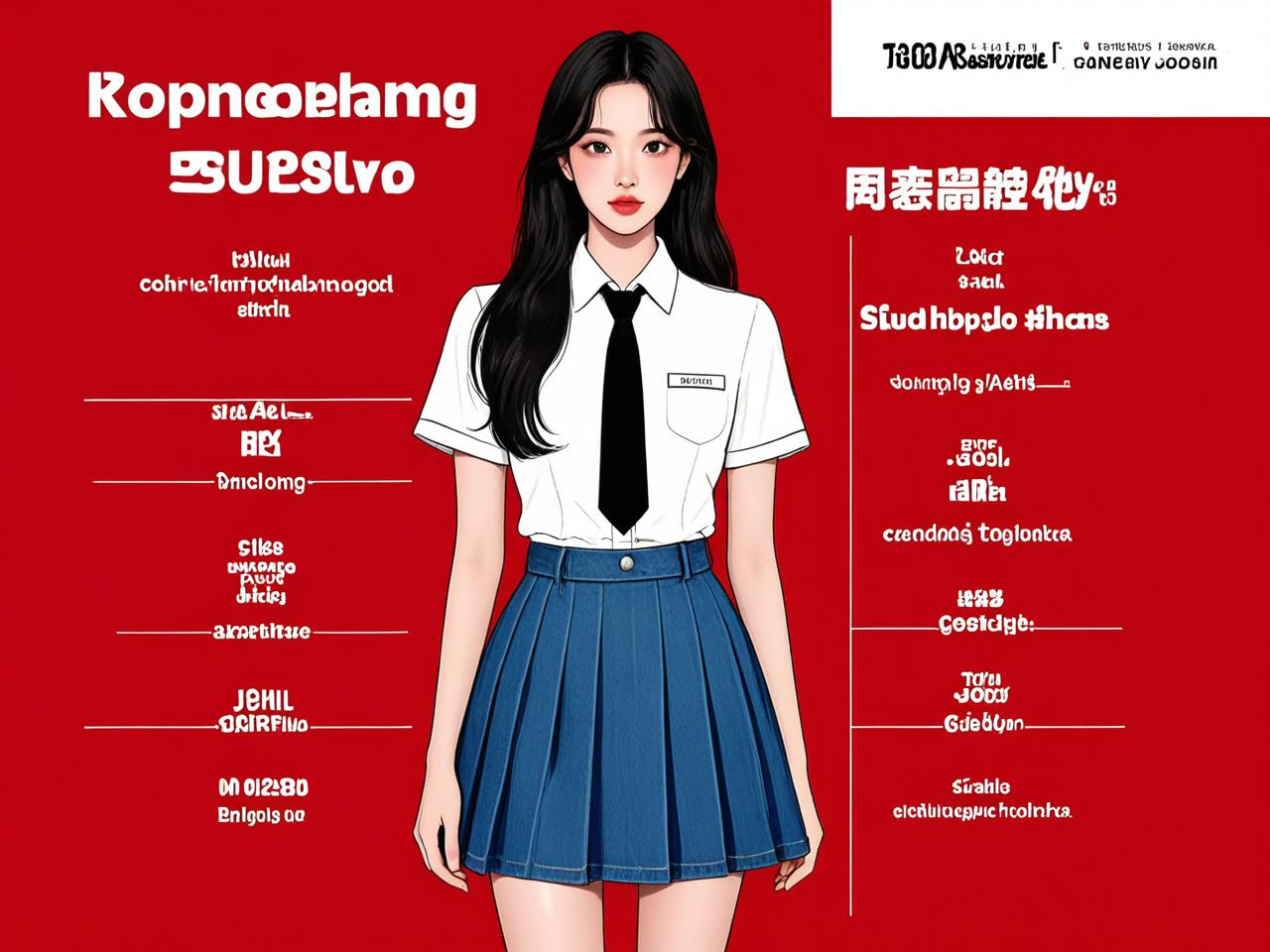 学院风牛仔裙爆款分析：为啥这么火？