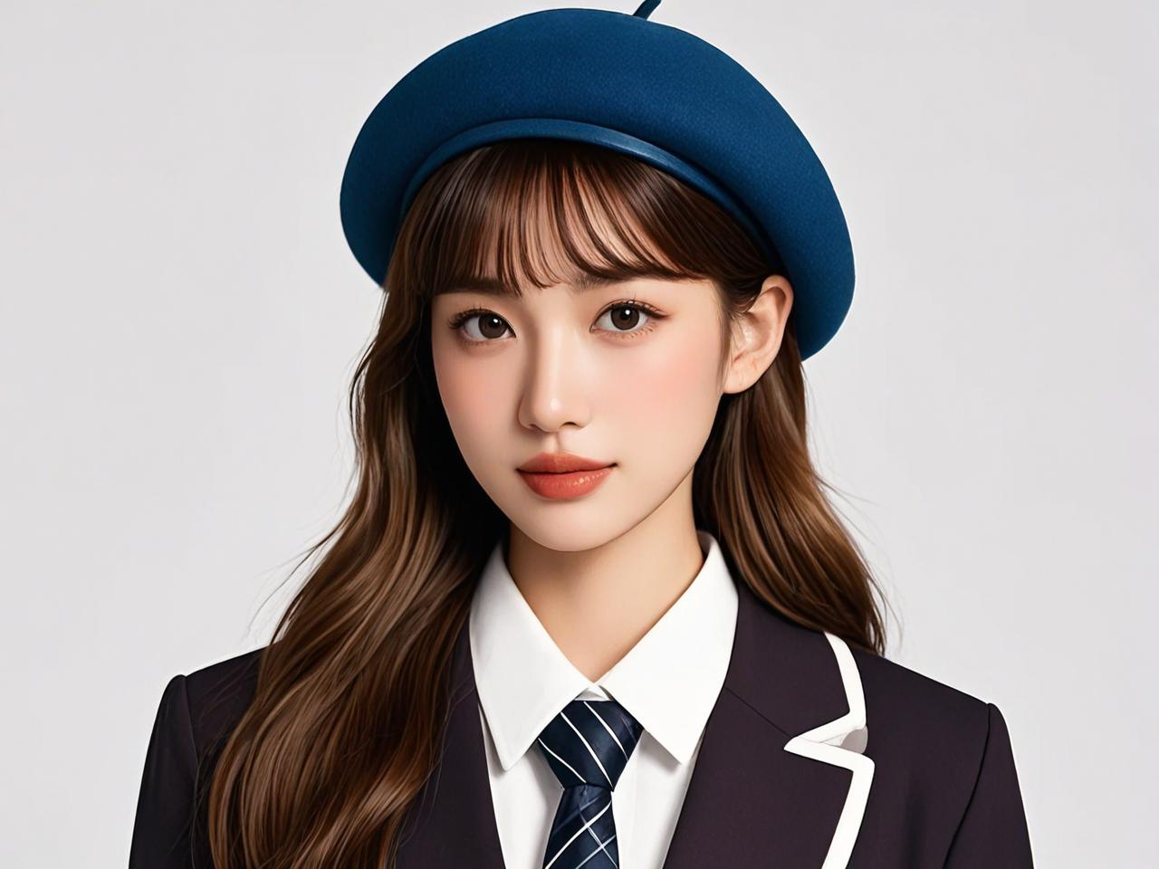 学院风女孩都在穿的贝雷帽，搭配这样才高级！