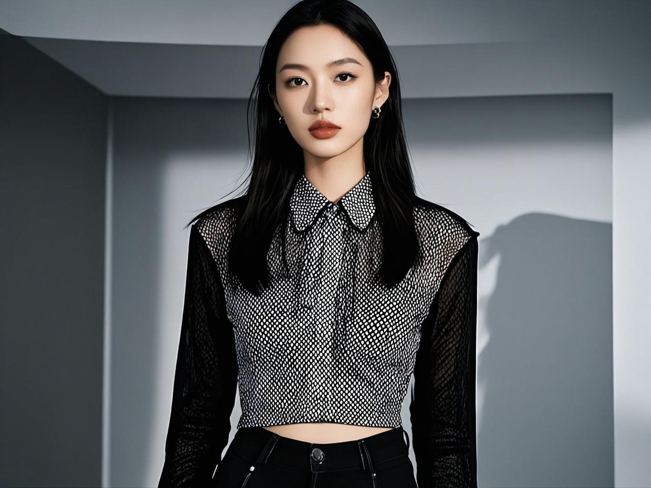 Y2K穿搭趋势：升温单品网眼衬衫领跑潮流