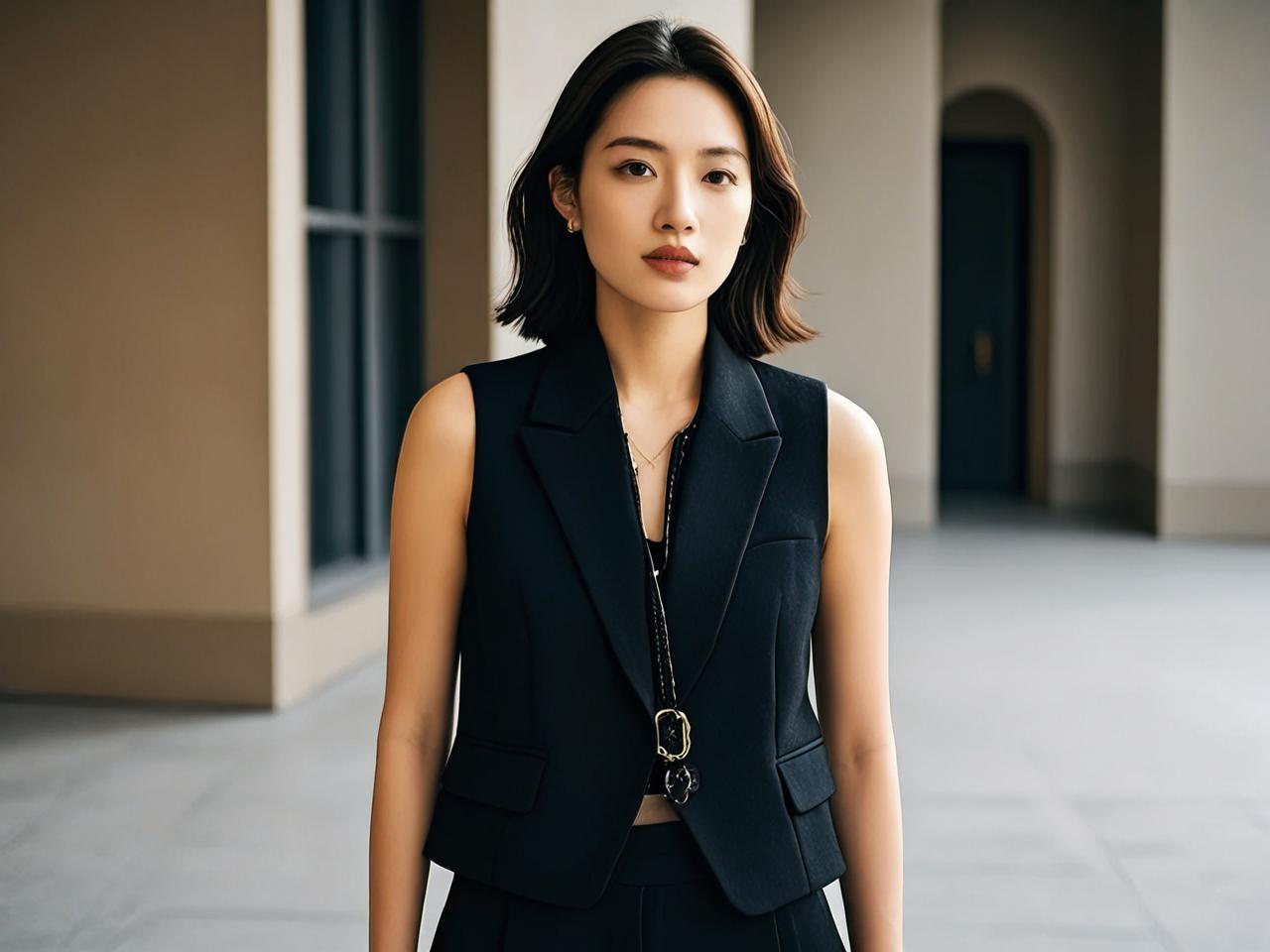 百度热搜穿搭：法式冬季马甲显瘦穿搭全攻略