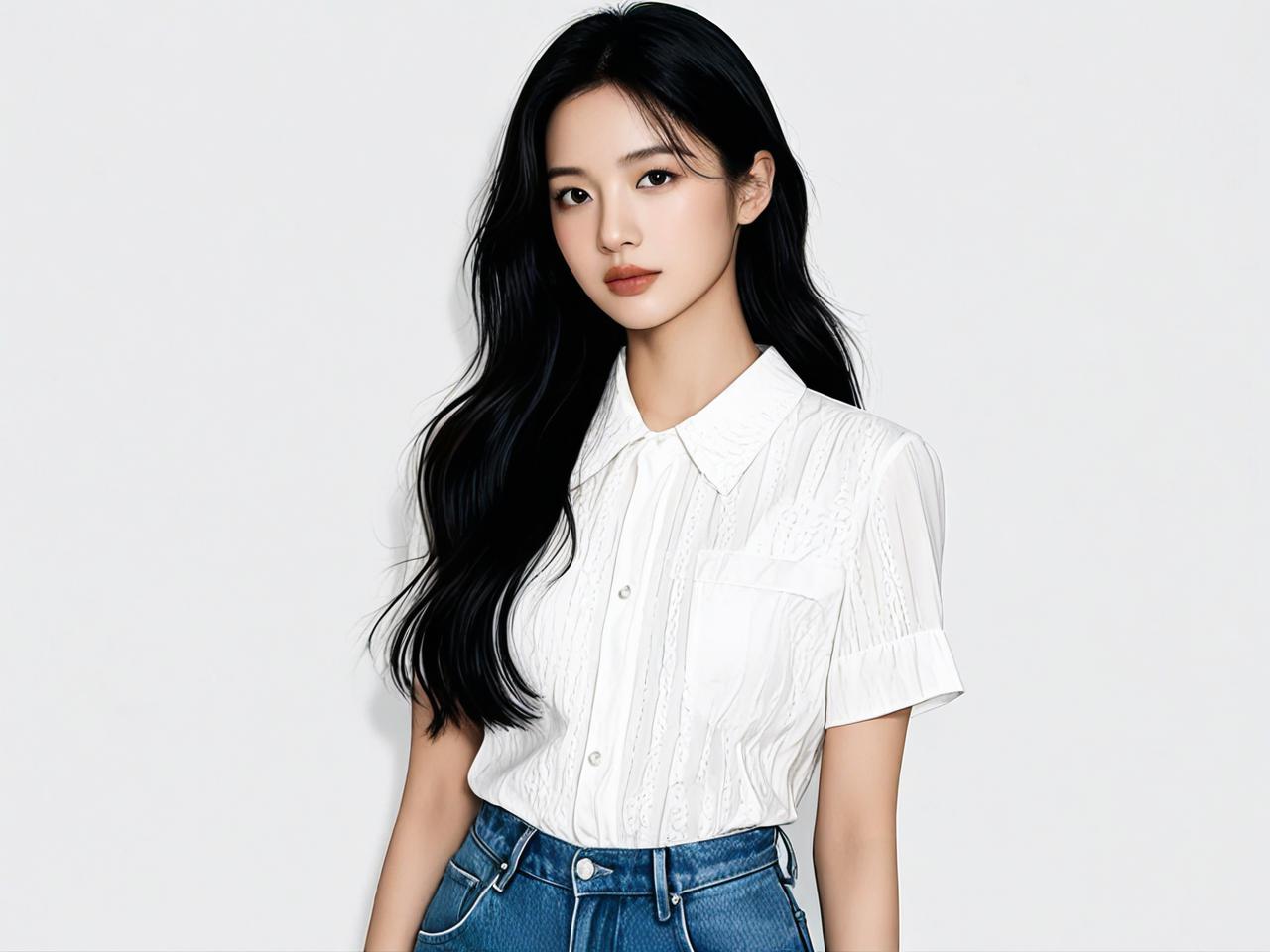 提升气质穿搭技巧：辣妹风夏季衬衫这样穿最显瘦