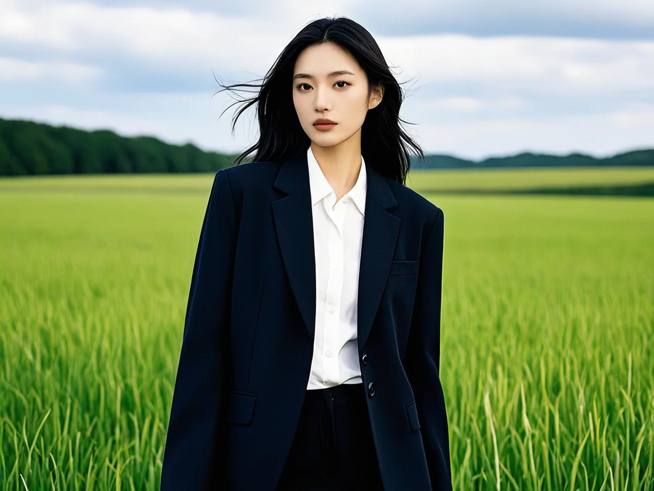 森系也能穿出高级感？试试春季西装外套搭配