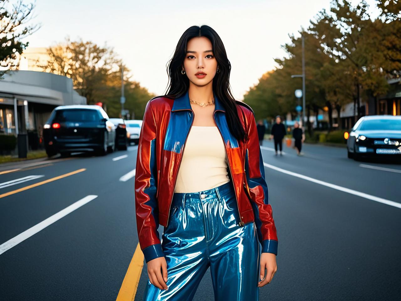 告别路人感：辣妹风春季牛仔裤这样穿