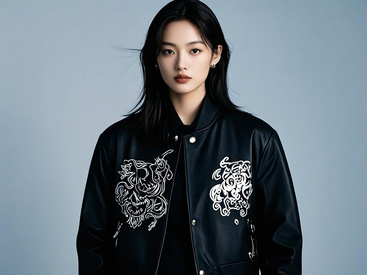 新中式街拍爆红！时尚黑马机车夹克成为焦点