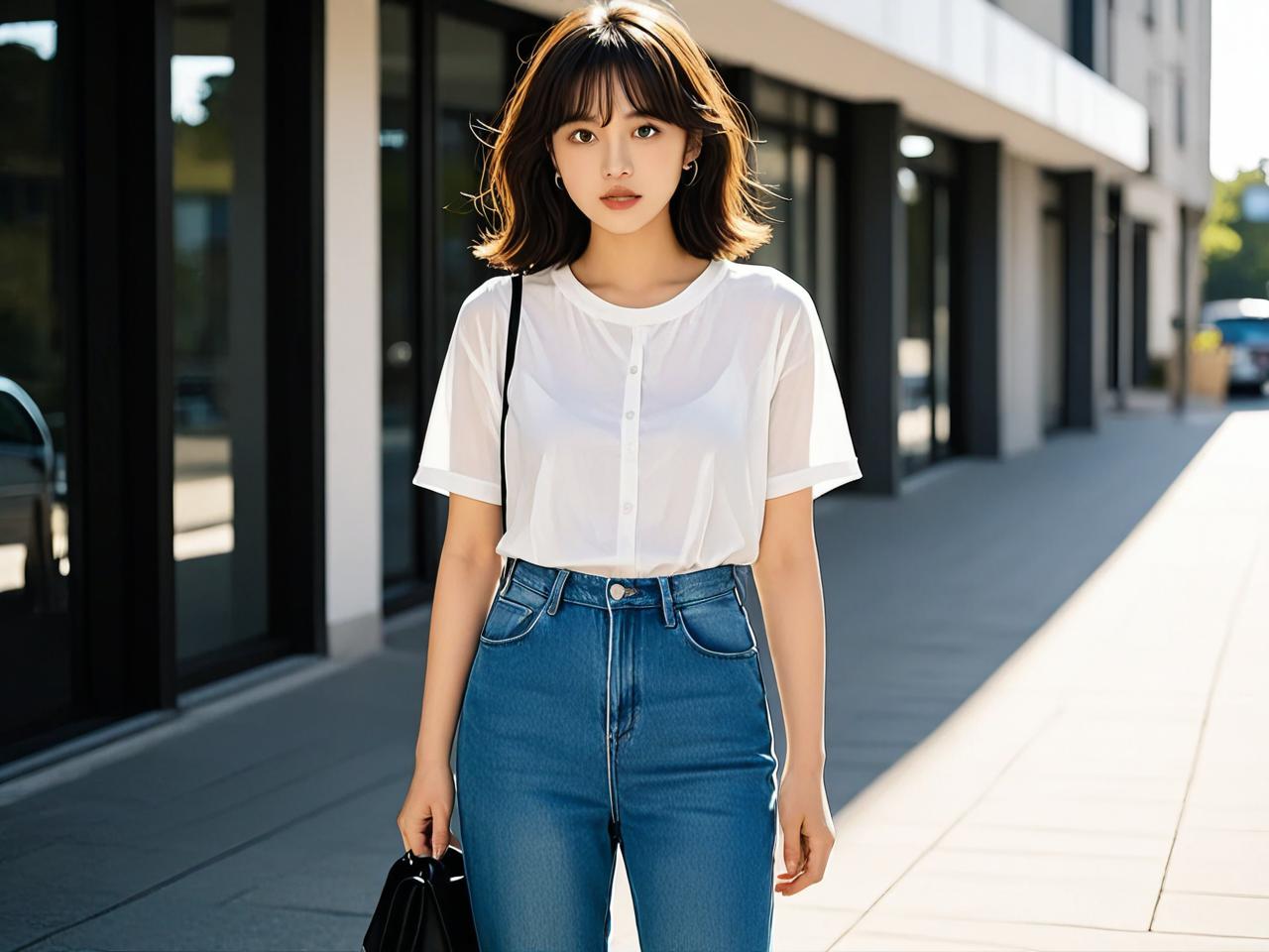 日系女生必看！夏季牛仔裤怎么穿才时髦？
