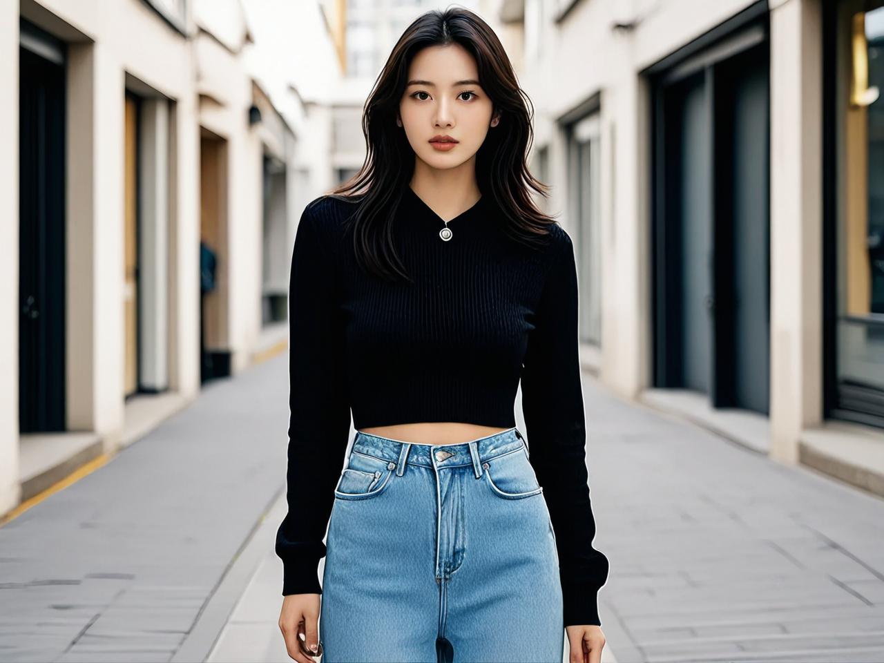 港风女生必看！秋季牛仔裤怎么穿才时髦？