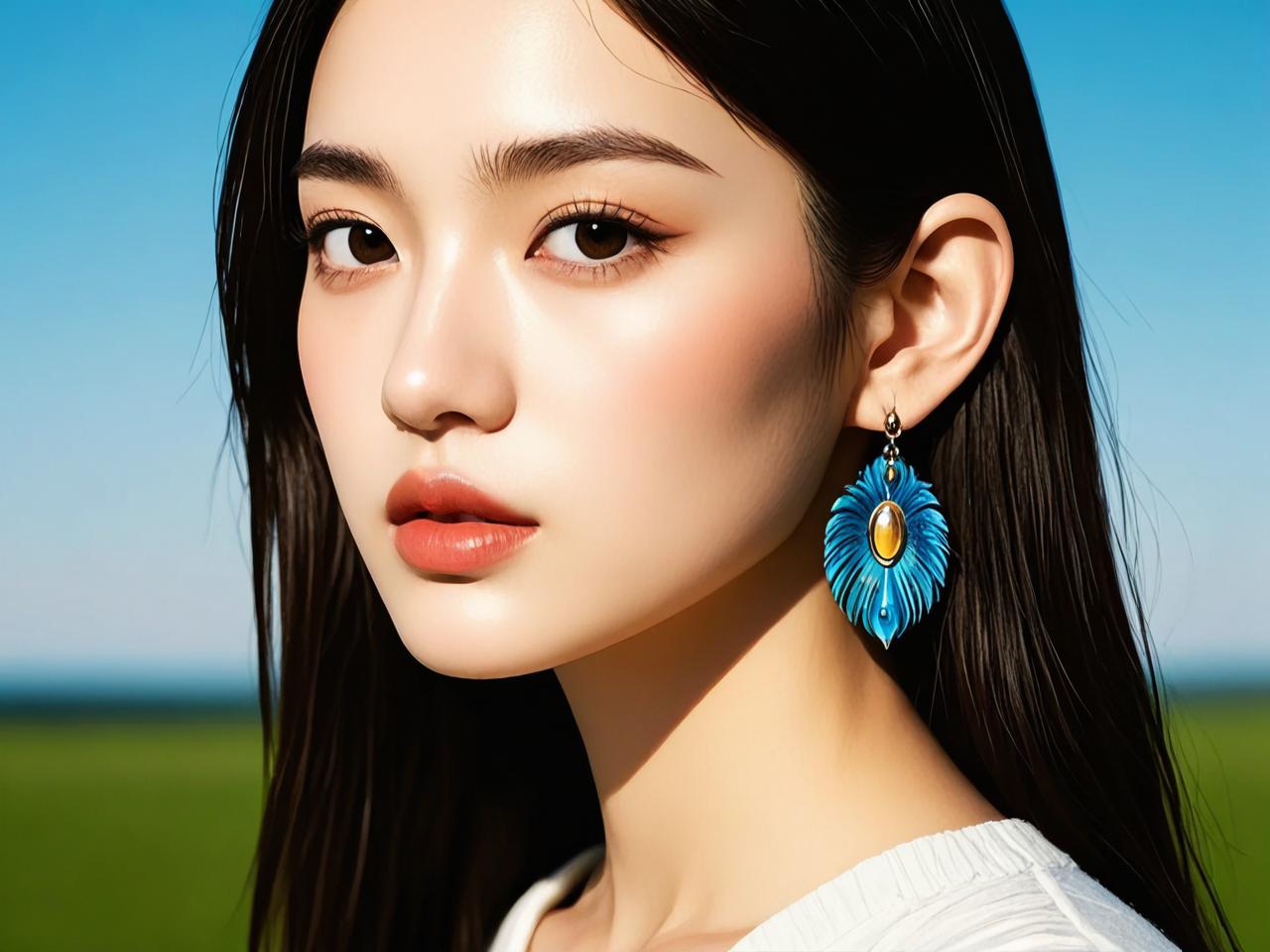 未来机能秋冬必收羽毛耳环穿搭图鉴，照着买就对了