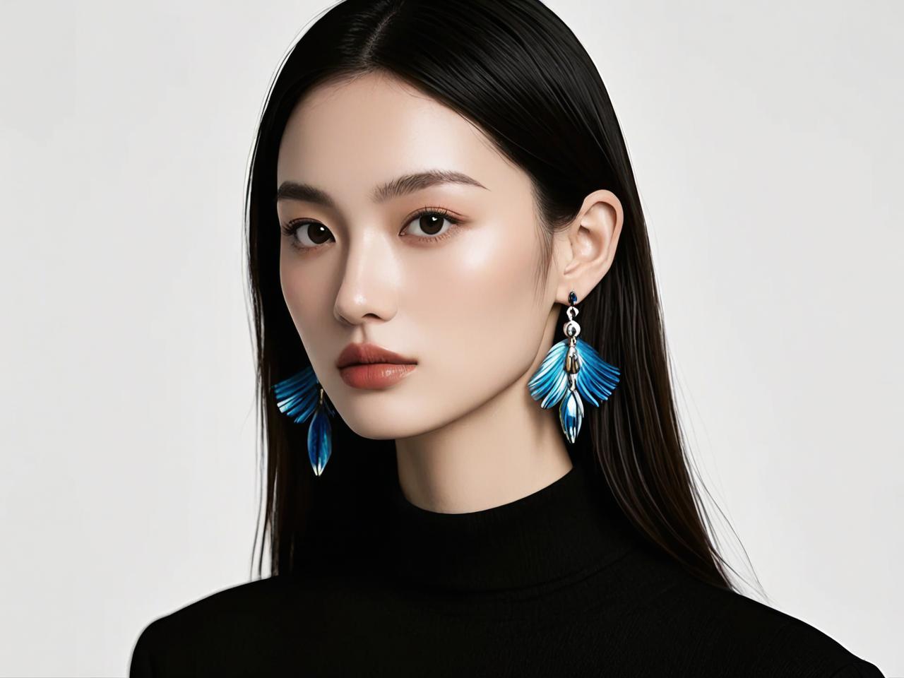 未来机能秋冬必收羽毛耳环穿搭图鉴，照着买就对了