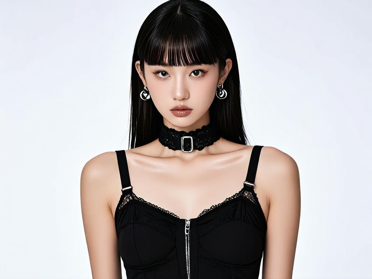 未来机能高街必备蕾丝吊带穿搭图鉴，照着买就对了