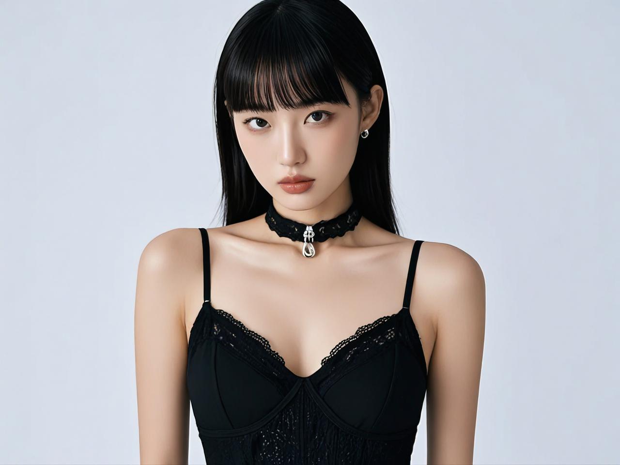 未来机能高街必备蕾丝吊带穿搭图鉴，照着买就对了