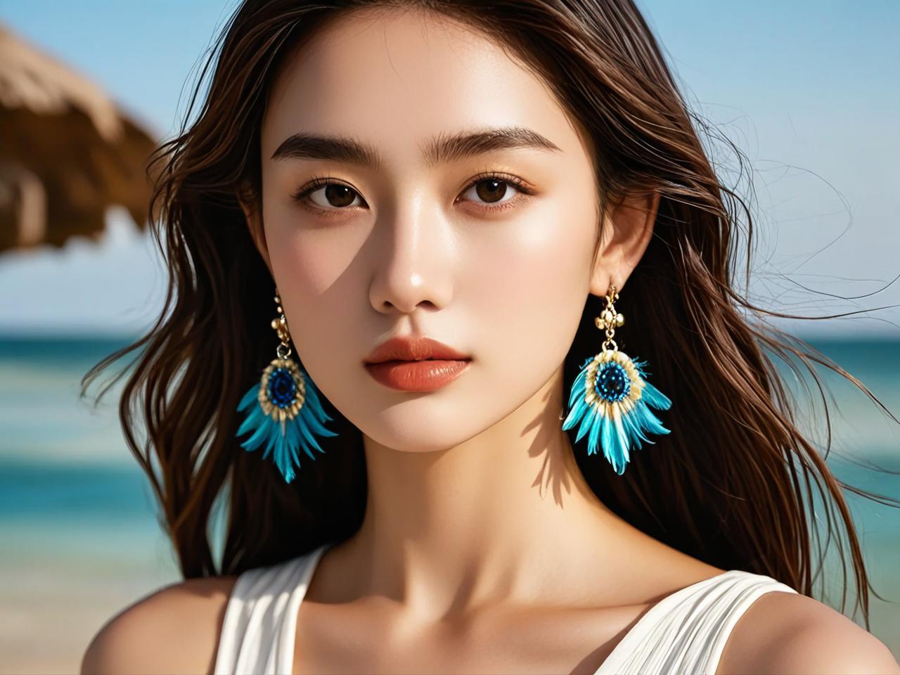 渡假风流行趋势预测：春夏新品羽毛耳环要火到明年