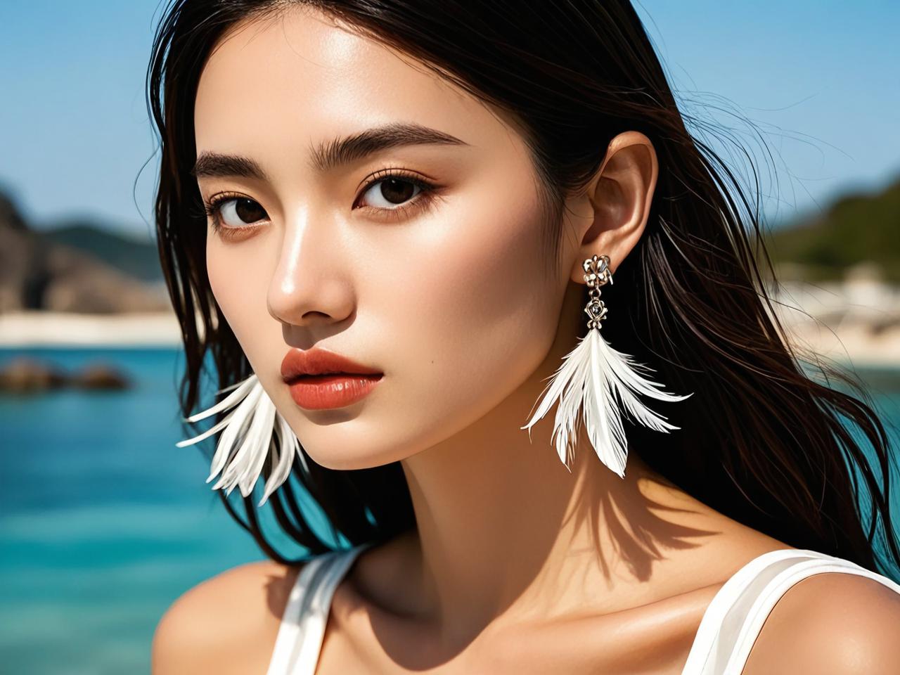 渡假风流行趋势预测：春夏新品羽毛耳环要火到明年