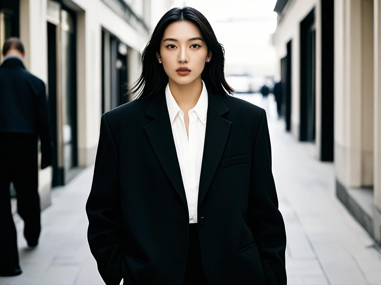 法式穿搭灵感：冬季 西装外套才是绝配