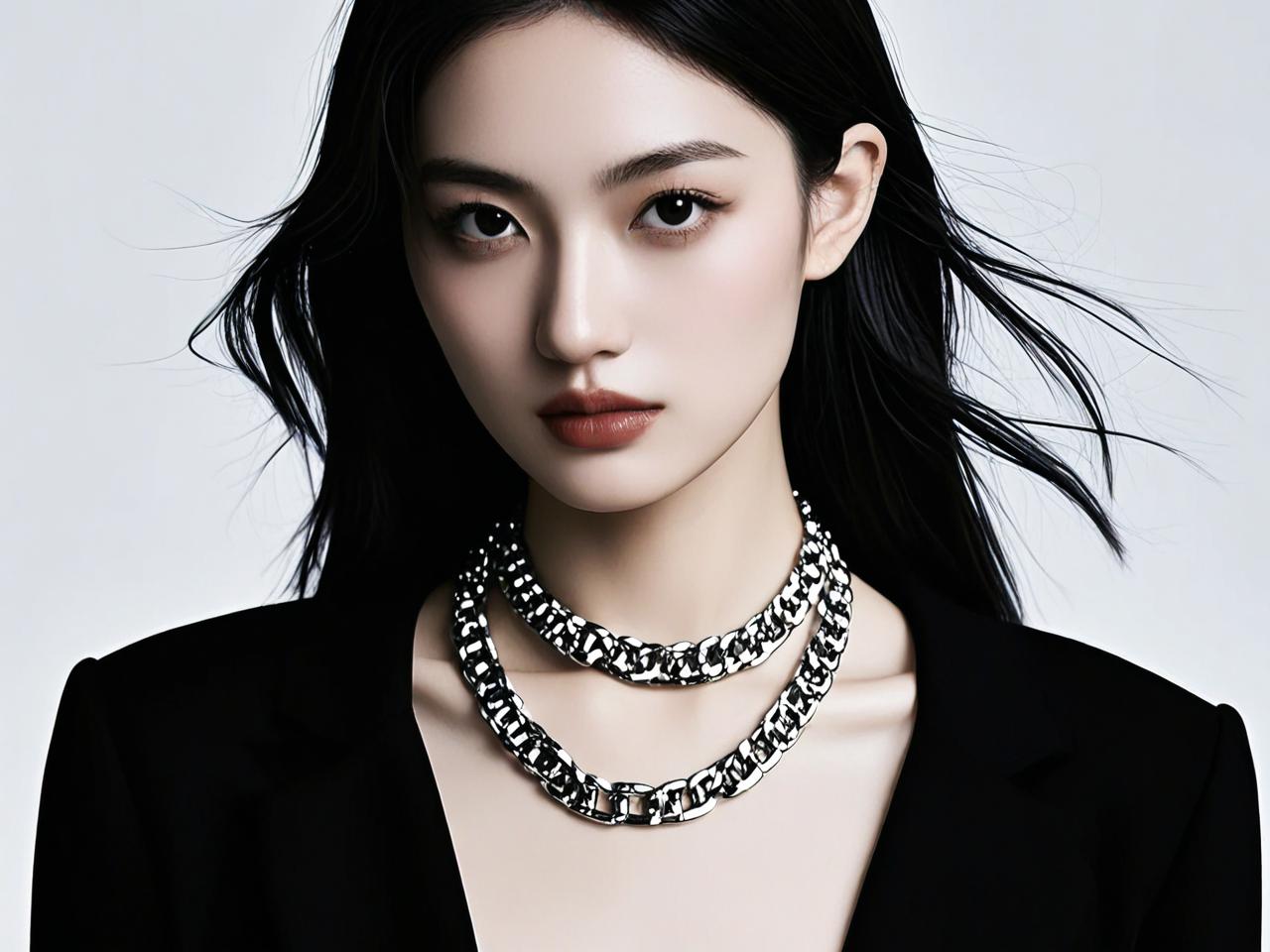 盐系升温单品链条项链穿搭图鉴，照着买就对了