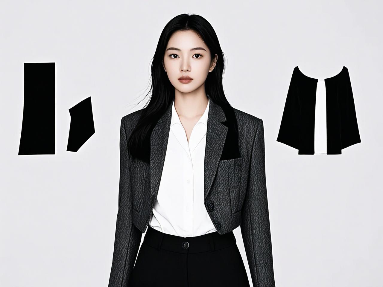 盐系穿搭神器Cropped Blazer穿搭图鉴，照着买就对了
