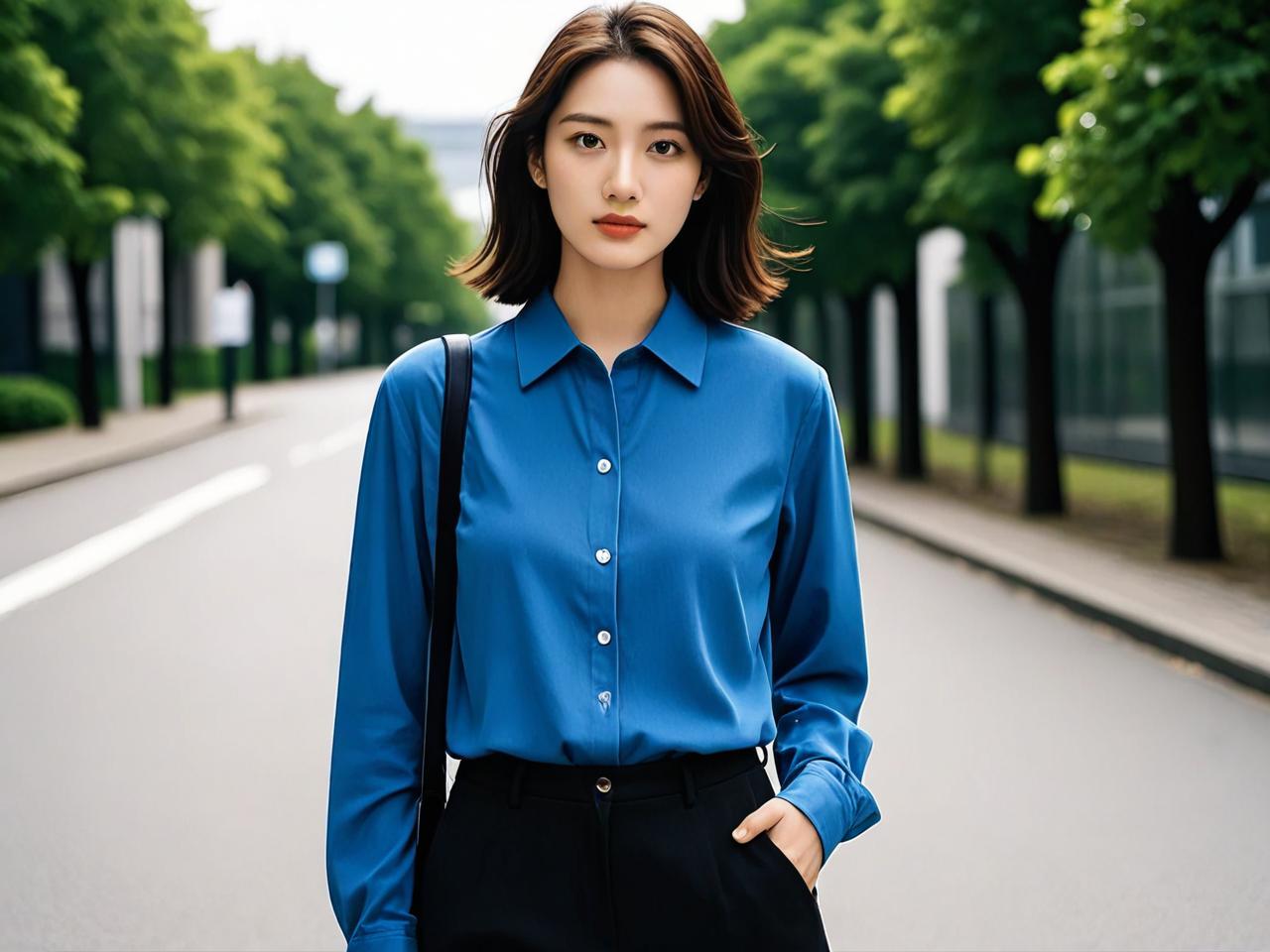 告别路人感：森系春季衬衫这样穿