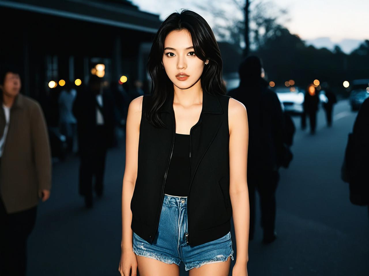 告别路人感：辣妹风夏季马甲这样穿