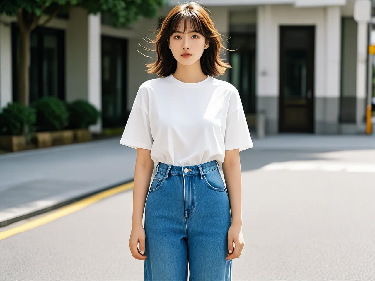 告别路人感：日系夏季牛仔裤这样穿