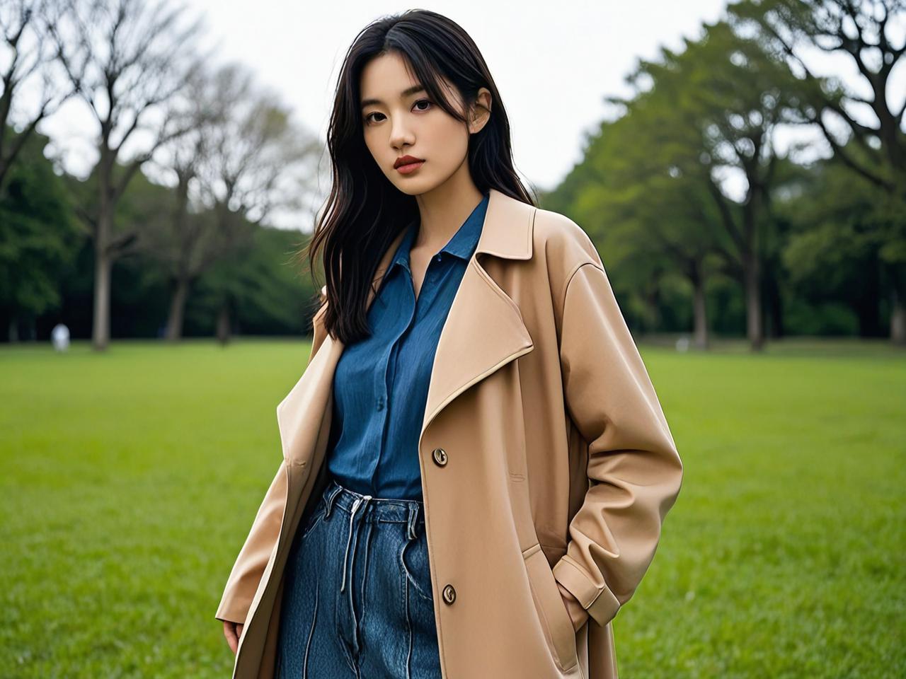 森系穿搭灵感：春季 风衣才是绝配
