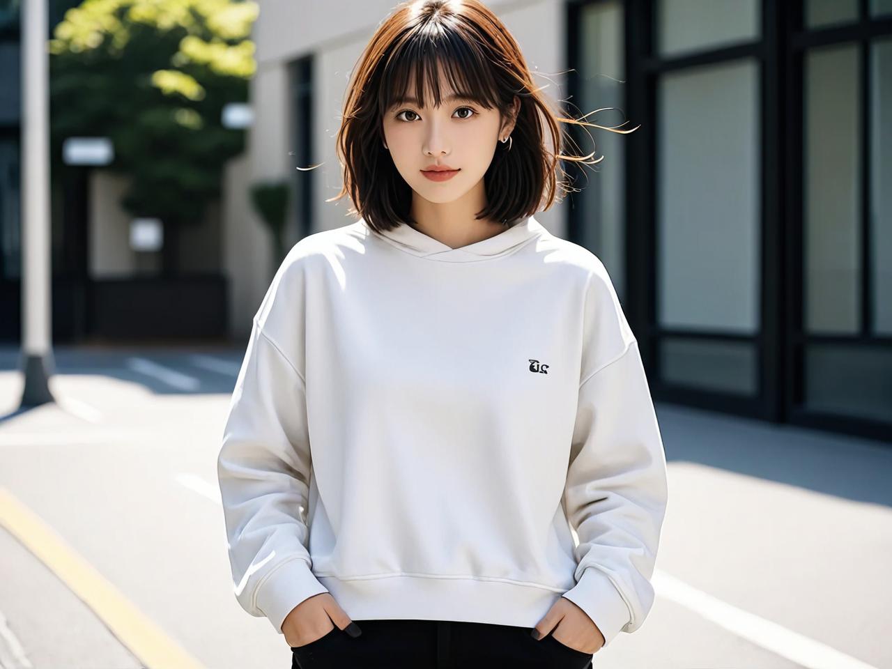 告别路人感：简约春季卫衣这样穿