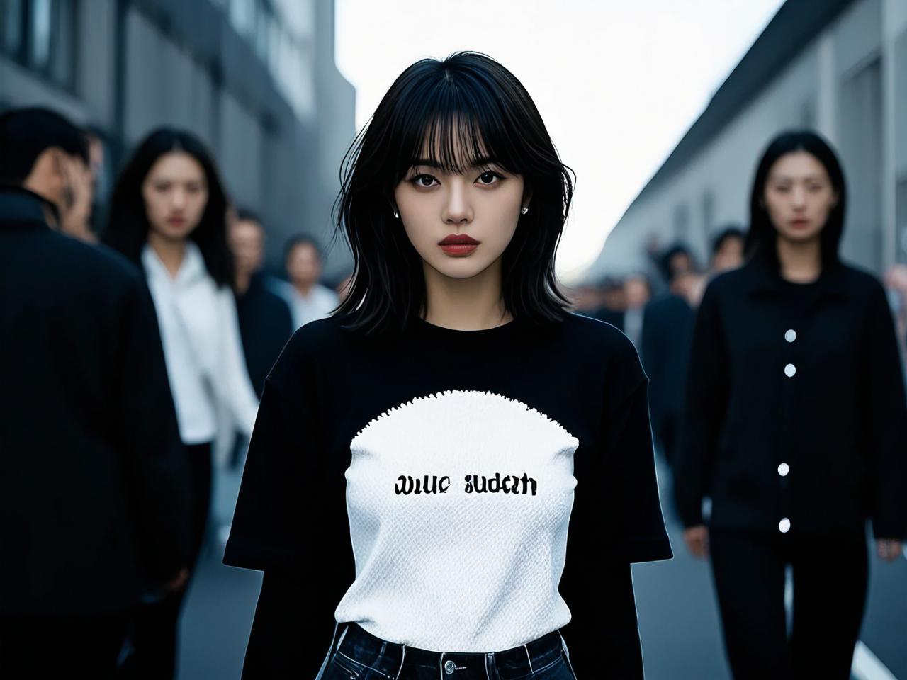 告别路人感：辣妹风冬季T恤这样穿
