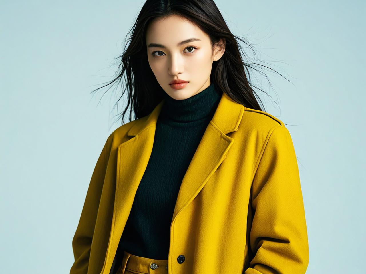 森系穿搭灵感：冬季 风衣才是绝配