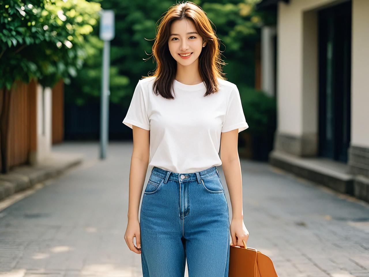告别路人感：森系夏季牛仔裤这样穿