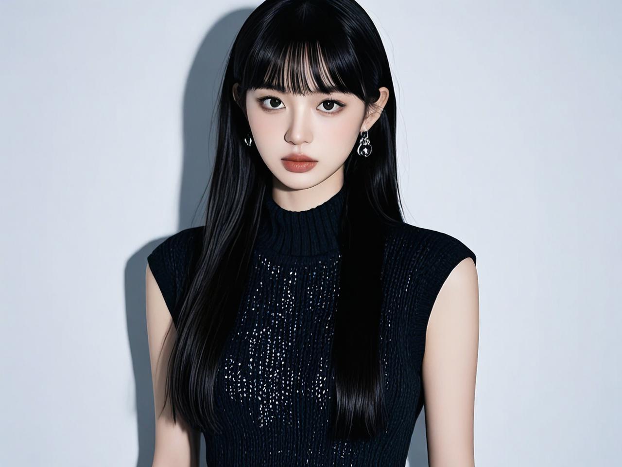 开春首选！暗黑系风女孩都爱的针织马甲