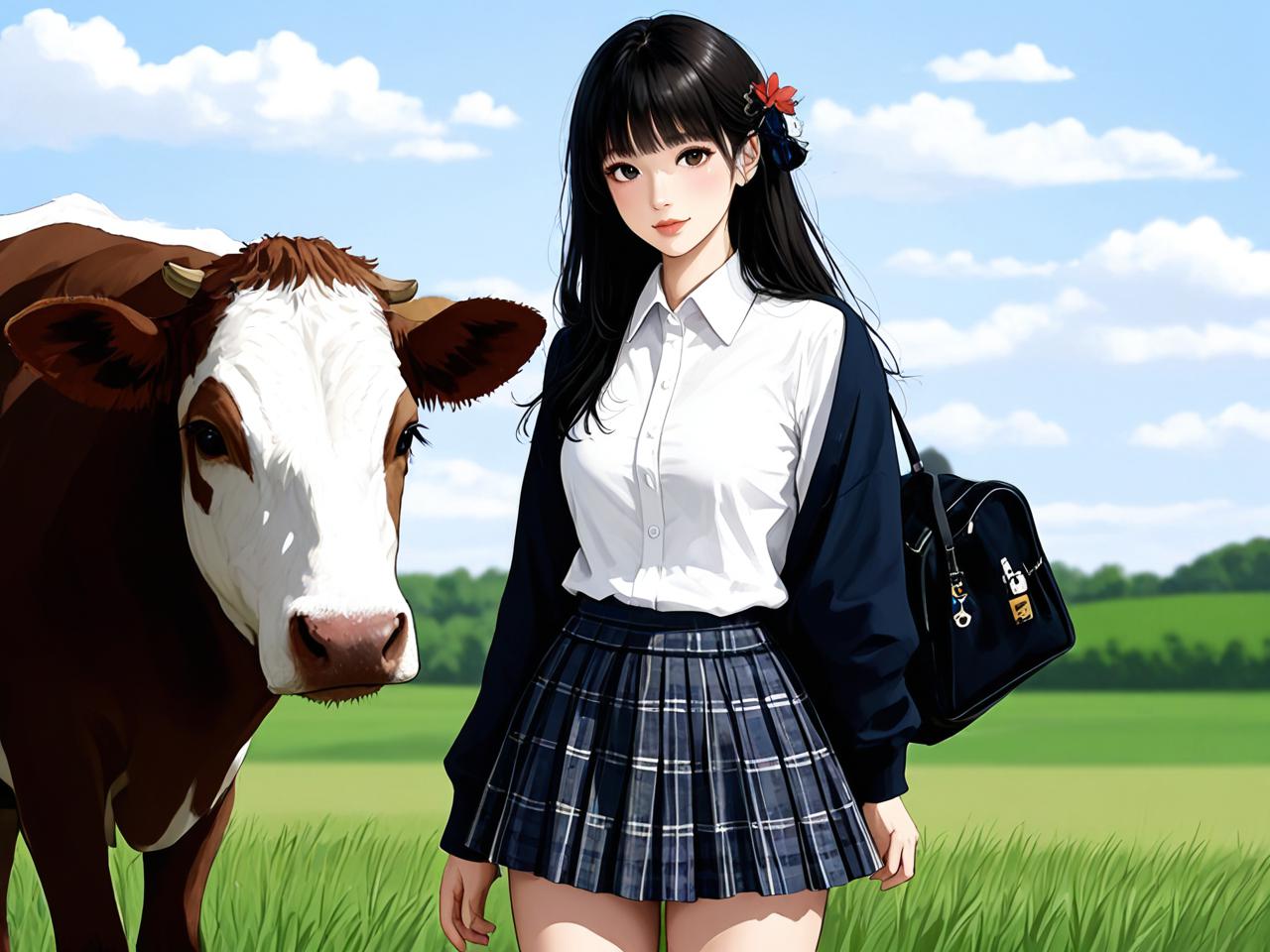 学院风牛仔裙怎么搭配才时髦？时尚达人这样说