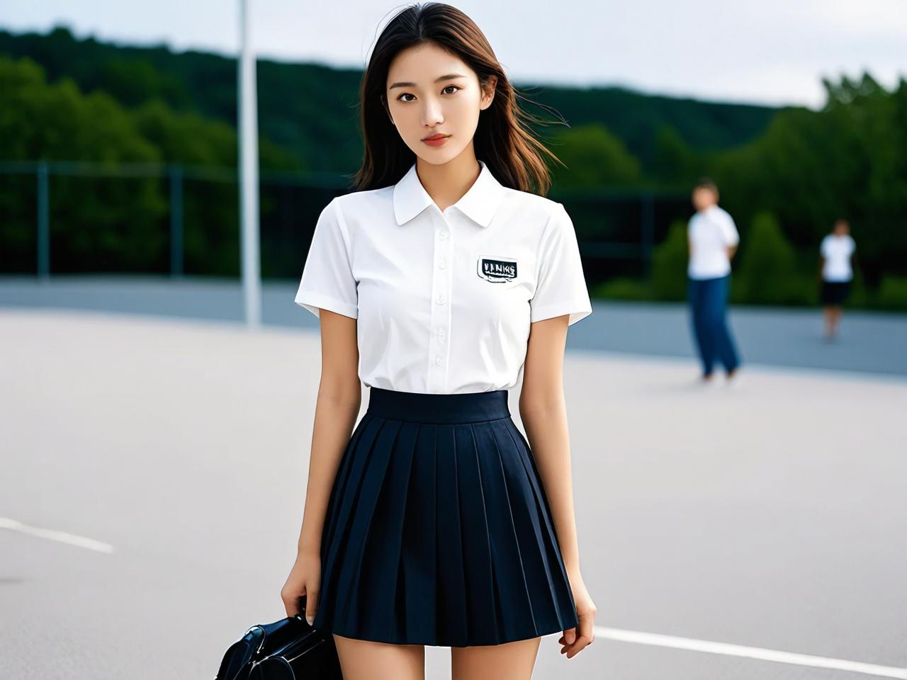 热搜不断！学院风高腰裤成今夏最火单品