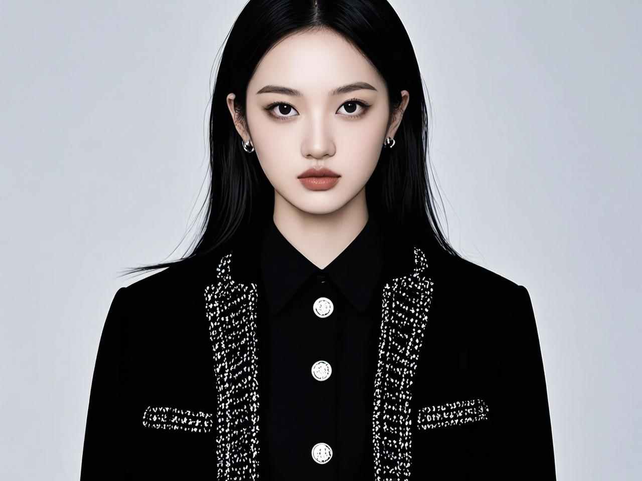 开春首选！暗黑系风女孩都爱的小香风外套