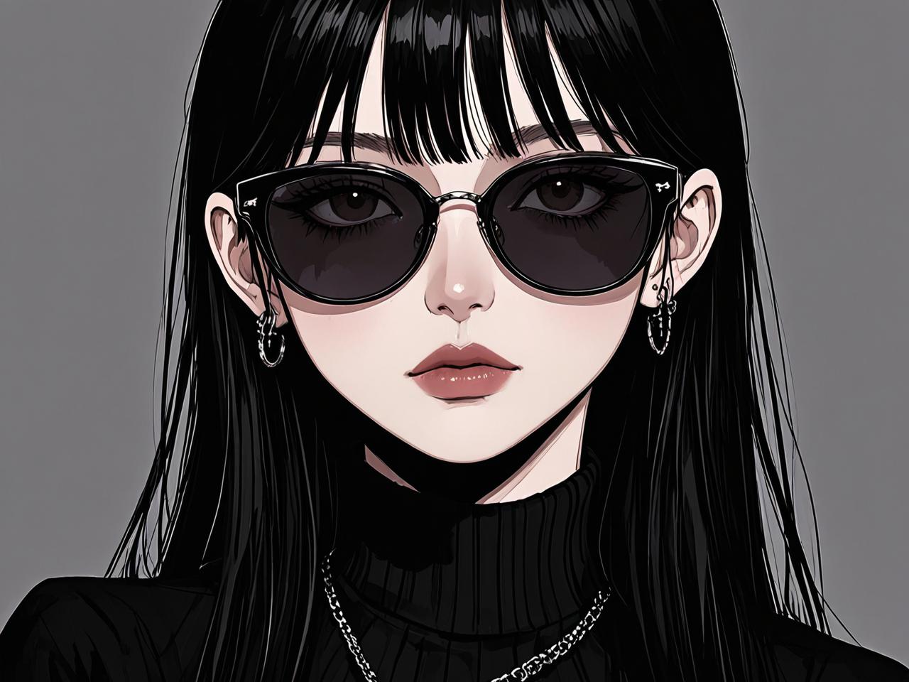 开春首选！暗黑系风女孩都爱的墨镜