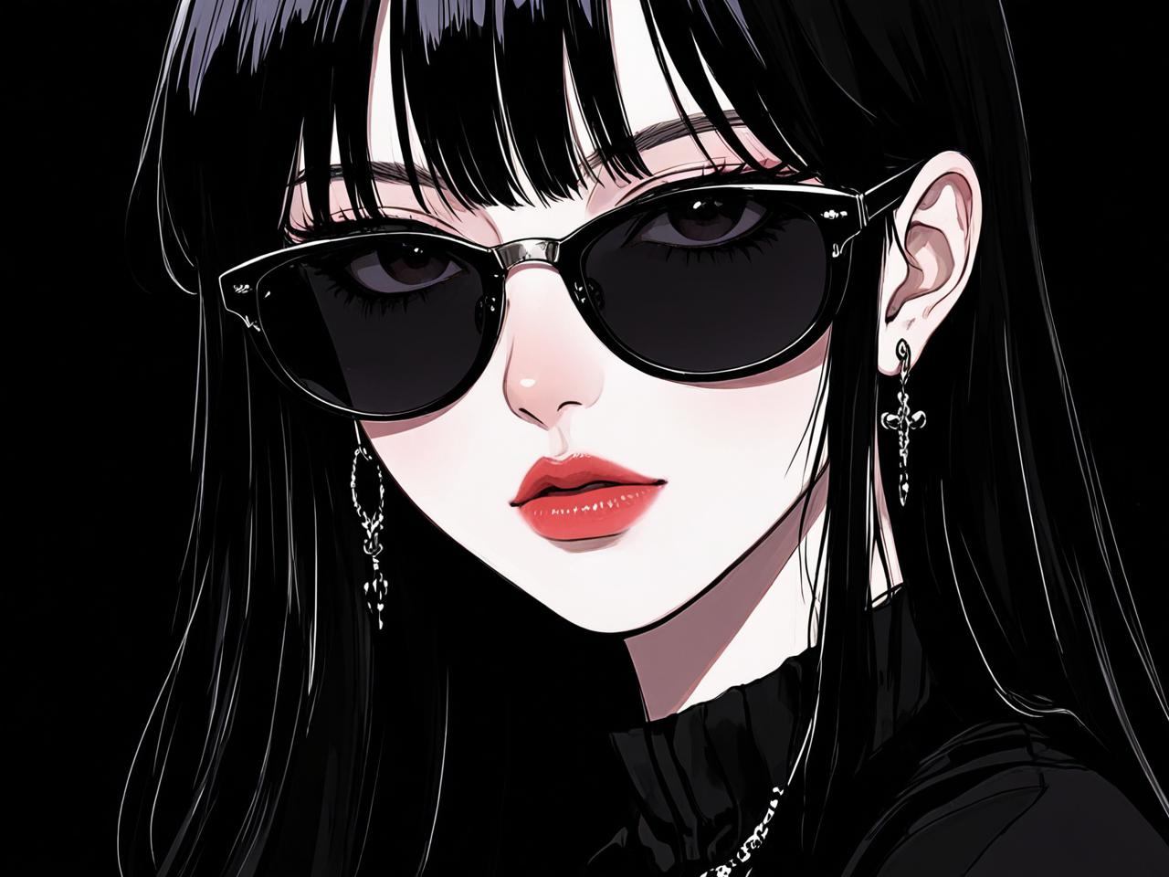 开春首选！暗黑系风女孩都爱的墨镜